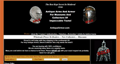 Desktop Screenshot of antiquearmor.com